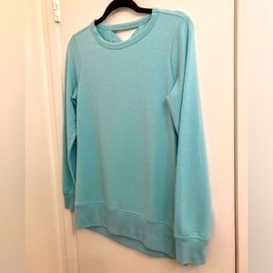 Ideology pullover Sweatshirt Cutout Back Design Womens Small Long Sleeves